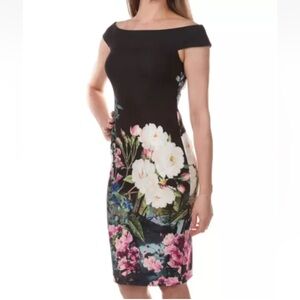 148. NWT Adrianna Papell Tropical Floral Printed floral Dress